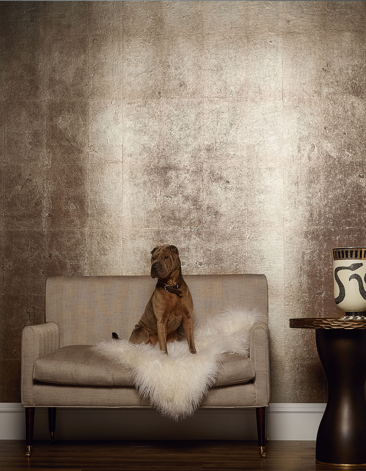 WPR - Metal Leaf, Wallcoverings, Altfield, London (UK) Supplier Luxury  Wallpaper